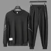 Męskie dresy męskie Niewejściowe męskie męskie dwupoziomowe koszula sportowe i spodnie Set Hip Hop Fashion Street Clothing Autumn Mens Set 5xl 231213