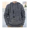 Pulls pour hommes pull pull automne/hiver manteau à capuche mixte couleur personnalisée fermeture éclair tricot à capuche décontracté