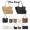 SS Designer Umhängetasche The Row Park Die Einkaufstasche Damen Halbmond Achselhöhle Eimer Bag Luxurys Handtasche Shop Lunchbox Mama Taschen Mann Leder Crossbody Clutch Reisetasche