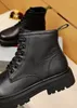 Bottines de moto classiques en cuir véritable pour homme, chaussures de marque de styliste, décontractées, à plateforme, pour l'extérieur, taille 38 à 45, hiver