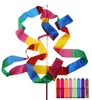 Ny 4M Gymnastik Färgad band Gym Rhythmic Art Ballet Dance Ribbon Streamer Twirling Rod Stick Multi Colors 9061907