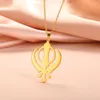 Pendentif Colliers Dawapara Classique Khanda Collier Sikhisme Symbole Protection Religieuse Amulette En Acier Inoxydable Bijoux En Gros