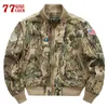 Piumino da uomo Parka da uomo MA1 Bomber Giubbotto mimetico Colletto alla coreana Tasche multiple Impermeabile Pilota Causale Cappotto tattico allentato Primavera Autunno 231213