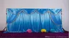 Ice Silk Fabric Wedding Backdrop med Swags och Tassel Drape Curtain för bröllopssteg Evenemangsfest födelsedagsdekoration6363333