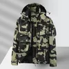 Heren donsparka's met capuchon Wandelen fietsjack Heren Herfst Outdoor Bomberjacks Militaire camouflage Windjack Casual cargojassen 231213