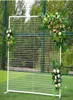 Bruiloft decor vierkant raster smeedijzeren boog goud wit zwart mesh ballonnen achtergrond stand decoratie geometrie7555963