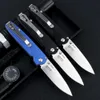 BM 485 Folding Knife M390 Blad EDC Survival Tactical Pocket Outdoor Rescue Camping G10 eller Nylon Fiber Handle Fishing Tool