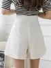 Damenshorts Guilantu Hohe Taille Lässige Frauen Ankunft 2023 Sommer Koreanischer Stil Einfarbig Allgleiches Damen Elegante kurze Hosen