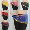 Stage Wear Bead Danza del ventre Sciarpa dell'anca Moda 6 colori Paillettes Gonna ballerina Ricamo Pratica Costume Decor per Thailandia/India/Arabo