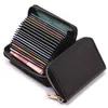 Card Holders Business Holder Wallet Women men Gray Bank ID 20 Bits PU Leather Protects Case Coin Purse338F