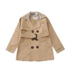Jackor 2024 Kids Coat Boys Coats Spring Tops Big Children's Cotton Outdoor Clothes Windbreaker Trench