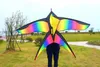 Drachenzubehör, großer Regenbogen-Vogeldrachen, 100 m Leine, aufblasbar, Outdoor-Sport, Flugspielzeug für Kinder, Kinder, Strand, 231212