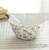 Ciotole da 8 pollici in bone china giapponese per zuppa in ceramica grande per buffet che serve insalata miscelazione per cucinare secchio per popcorn