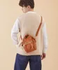 Mini Bag Pu Crossbody Bag läder axelväska kvinnors stora öppna diagonala bakre handväska
