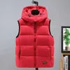 Parkas pour hommes nouveau automne et hiver gilet en coton chaud chapeau de démontage pour hommes débardeur court vêtements de travail gilet chérie gilet lavable manteauL231209