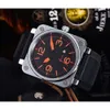 Fashion luxury designer BR Beller New mens Wristwatches Sport Rubber Strap Men Automatic men's stainless steel pin tape b square WatchU79C