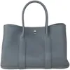 Luxo Designer Tote Bags Hremmss Party Garden Online Store 2023 New Genuine Leather Bag Womens Versátil Bucket de grande capacidade Um ombro tem um logotipo real