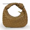 Women Handbag Botteg Venets 2023 Knot Women's Bag Gold Hardware Dumpling Youth Weaving Underarm Handheld Big Hair