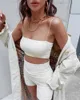 Women's Tanks Thin Shoulder Strap Vest Wrap Chest Sexy Open Back Show Slim Fitting Suspender Top In Europe And America