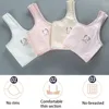 Camisoles Tanks Girls Bra for Childrenティーンエイジャーの通気性下着ランジェリー10代のトレーニング37jb