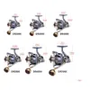 Molinetes giratórios de água salgada Spinning Reel Tsunami Reels 1000 Sea Wheel Pesca de água doce Sistema de freio dianteiro Qualidade Max Drag 21Kg Dhyp7