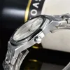 Stile semplice Ap Orologi delle migliori marche Orologi da polso Orologio di lusso Top Corpo Business Moda Tempo libero Cinturino in acciaio luminoso impermeabile multifunzione a tre pin