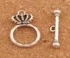 Crown Bracelet Toggle Clasp 100pcslot Antique Silver Fit Bracelets L864 Jewelry Findings Components 153x237mm6059277