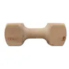 Dog Toys Chews Safe and Durable Chew Dumbbell Dog Toy Durable Real Wood Dog Chew Bone Toy for Dogs 231212