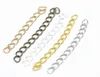 1000pcs 750mm förlängda förlängningskedjor 5 färger svansförlängare för smycken gör fynd halsband armband kedja7450929