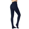 Leggings da donna Leggings foderati in pile Donna Inverno Collant spessi caldi Pantaloni in velluto termico Vita alta Morbido elastico Slim Leggings femminili caldiL231122