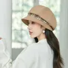 Berretti 2024 della Corea di Stile della Donna di Inverno Berretto Cappelli Delle Signore di Modo All'aperto Casual Pittore Ragazza Francia Cap Femminile Quotidiano Artista