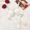 BRAS SETS KADIN SEWAR SEXY PUSHUP BRA VE PANTY 2 PCS Rahat Brassiere Ayarlanabilir Toplanan İç çamaşırı Toptan 231212