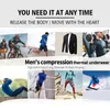 Men's Tracksuits Winter Men Running Thermal Underwear Set Layer Long Johns Ski sports Basketball Sport Compression Quick Drying S3XL Warm Suit 231212