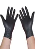 Disposable Gloves 10pcs Black Latex Garden For Home Cleaning Rubber Catering Food Tattoo2419251