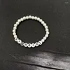 Strand StarGirl Star Boy Letters Armbanden Voor Vriendschap 2024 Mode Verstelbare Witte Parel Meisje Jongen Groothandel Sieraden