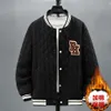 Mensjackor Autumn Winter Thick Varsity Jacket Men Baseball Plus Size 12xl Coat WARME OURTERWEAR Big 10XL 231212