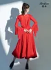 Stage Wear x2189 Lady Modern Dress Female Ballroom Costume Waltz Dance Latin Suit