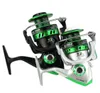 Baitcasting Reels GT10007000 بكرة الصيد 12 محامل الكرة 551 سرعة راديو الغزل العجلة العجلة معالجة PESCA8049268