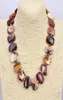 GuaiGuai bijoux naturel Mookaite jaspe pierre Rec collier fait à la main pour les femmes vrais bijoux dame bijoux de mode 38915039019926
