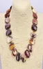 Guaiguai jóias natural mookaite jasper pedra rec colar feito à mão para mulheres real jewlery senhora moda jóias38915039019926