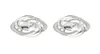 Configurações de brinco de pérola lindo design 925 prata esterlina zircônia cúbica floral brinco montagem 5 pares 6863461