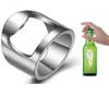 2021 Arrival Stainless Steel Finger Ring Corkscrew Chrome Beer Bottle Opener Kitchen Bar Tools Practical Home Gadgets6797035