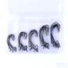 Fishing Hooks 50Pcs Fishing Hooks Worm Soft Bait Fish With Plastic Box Y12579 Drop Delivery Sports Outdoors Fishing Dhsop