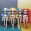 Docktillbehör Original Rainbow Middle School 29cm Fashion Big Sister No Eyeball Doll Girl Diy Play House Gift Toy 231212