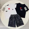 abiti firmati per bambini vestiti per bambini Designer per bambini set designer per bambini in due pezzi Pantaloncini a maniche corte maglietta estiva di lusso per ragazzi e ragazze vestiti per bambini