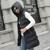 Women's Trench Coats Nice Autumn Winter Fashion Jackets Mid-length Loose Thicken Warm Female Vest Comfortable Sleeveless Ladies Top