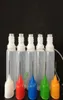 Hela 200st 5 ml plastflaskor PE -plastdropparflaskor med metallspetsar Cap E Liquid Needle Bottle Flaskor6079194