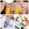 Drinking Straws Stainless Steel Drink St 6X0.5X215Mm Reusable Rainbow Gold Metal Straight Bend Sts Tea Bar 1000Pcs Ooa5116 Drop Deli Dhdcp