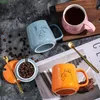 Кружки 550 мл, кружка с изображением животных Тоторо, керамическая милая пара, чашка для кофе, молока, детский подарок на день рождения290n