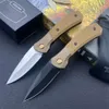 New AU.TO BK 591 Paradigm Shift 3" S35VN Drop Point Plain Blade Brown G10 Handle Camping Knife Outdoor Survival Folding 661